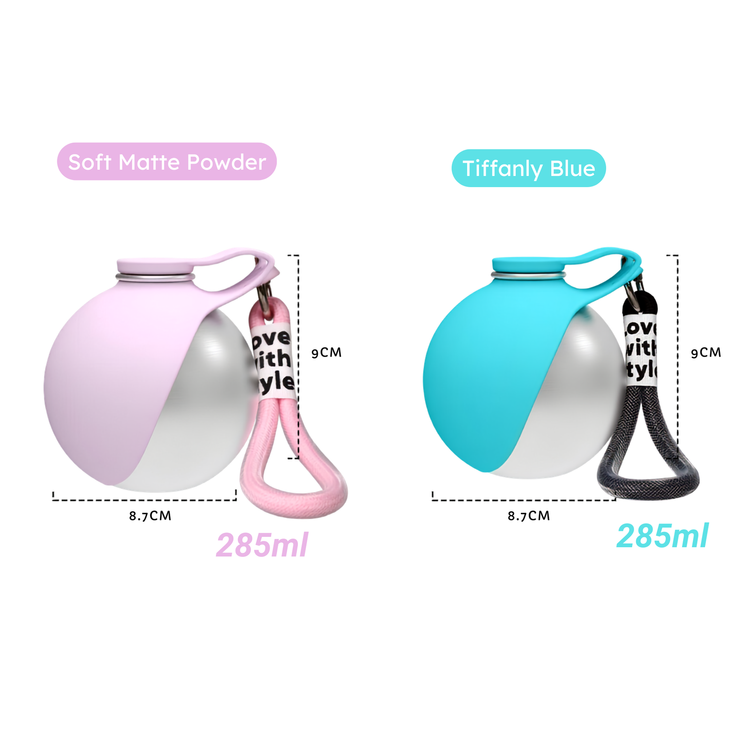 Portable Stainless Steel Pet Water Bottle