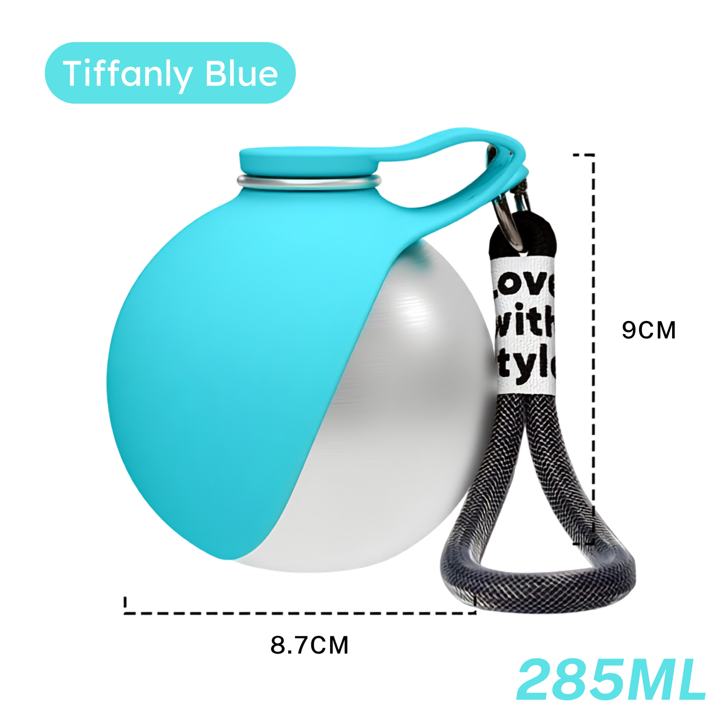 Portable Stainless Steel Pet Water Bottle